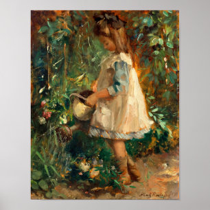Póster Albertina en el jardín Albert Roelofs