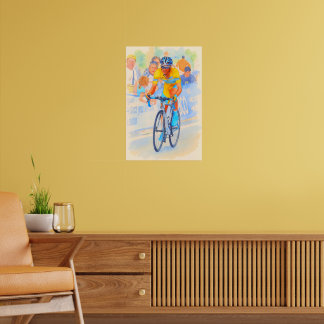 Póster Alberto Contador cima del puerto de Navacerrada 20