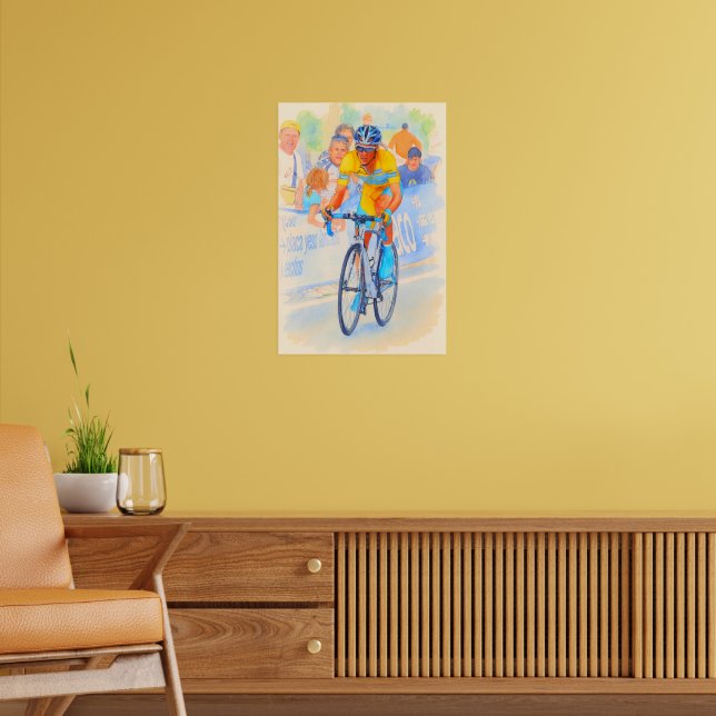 Póster Alberto Contador cima del puerto de Navacerrada 20 (Salón 2)