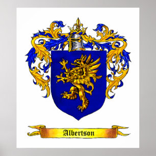 Póster Albertson Coat of Arms