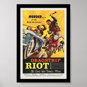 Póster Alboroto de Dragstrip