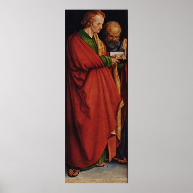 Póster Albrecht durante el panel izquierdo de los cuatro  (Frente)