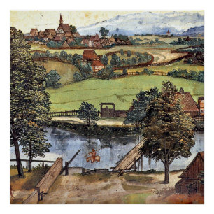 Póster Albrecht Durer, La Trefileria en Peignitz,