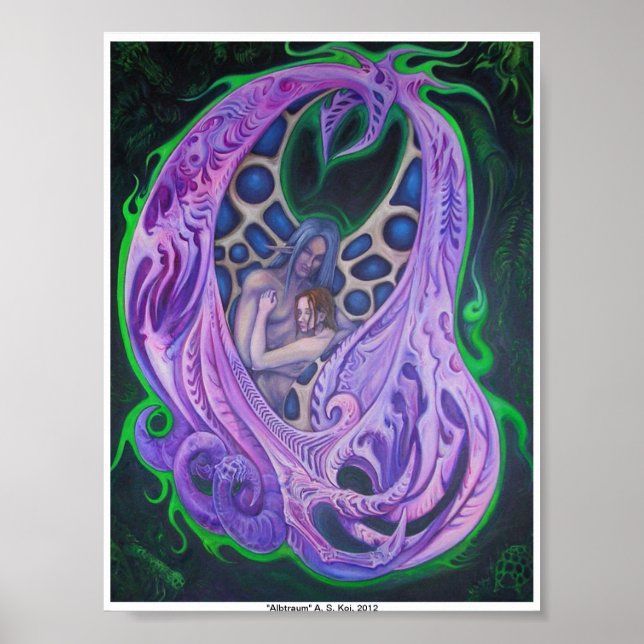 Póster "Albtraum" poster A. S. Koi (Frente)