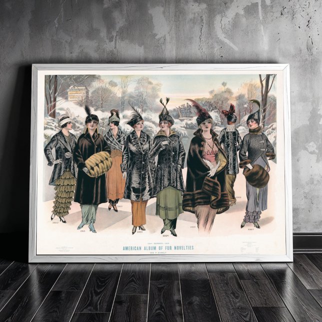 Póster Álbum americano de novedades de piel (1914) (Subido por el creador)