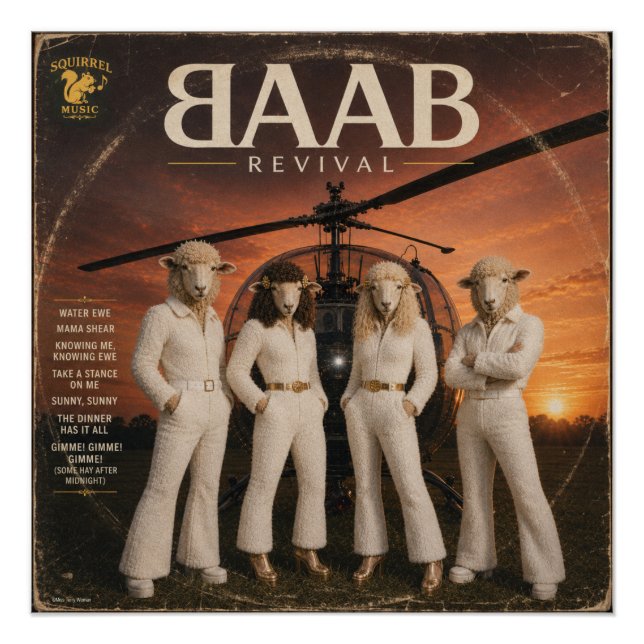 Póster Álbum BAAB: una parodia (Anverso)