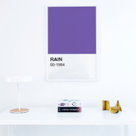 Póster Álbum de canción púrpura - Ancho completo