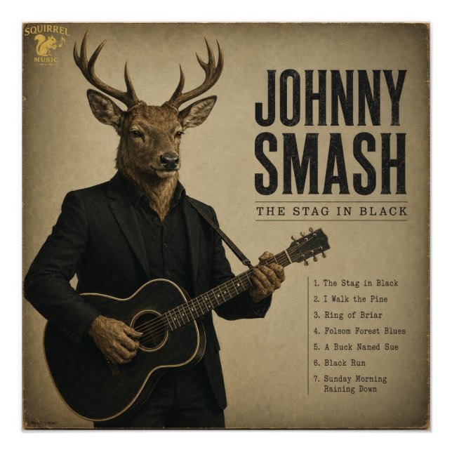 Póster Álbum de Johnny Smash: una parodia (Anverso)