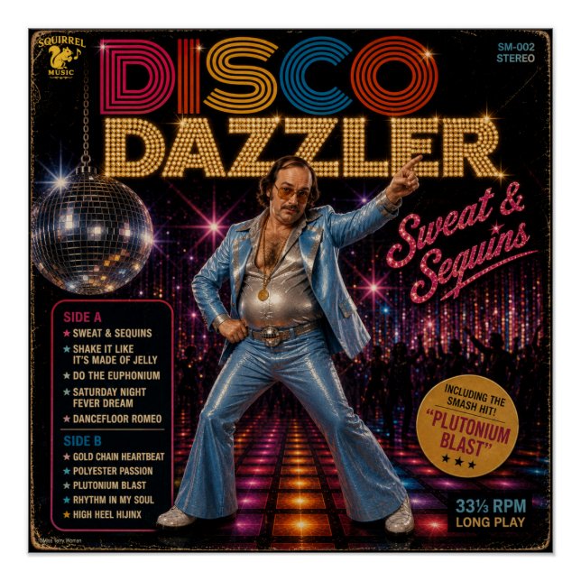 Póster Álbum Disco Dazzler (Anverso)