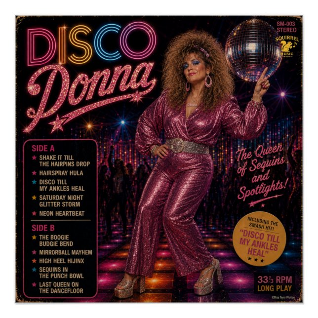 Póster Álbum Disco Donna (Anverso)