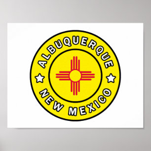 Póster Albuquerque Nuevo México