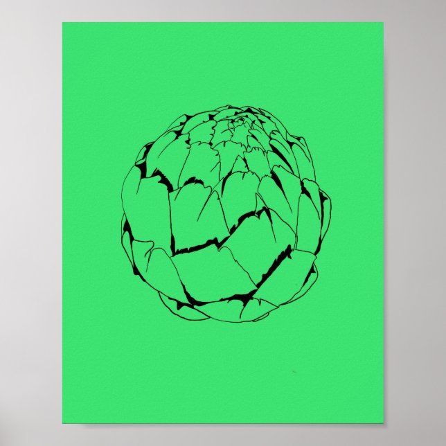 Póster Alcachofa (Frente)