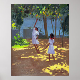 Póster Alcance de los Naranjas Bentota Sri Lanka 1998