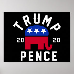 Póster Alcance de Trump 2020
