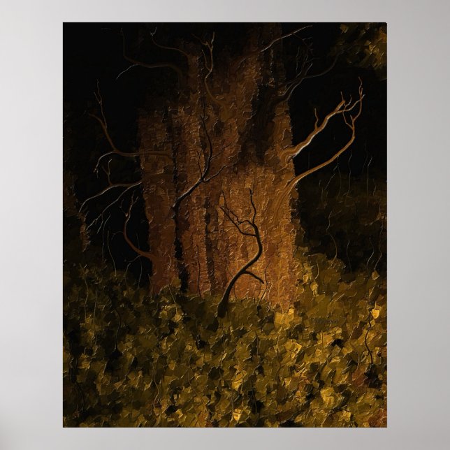 Póster Alcance del cedro en bronce (Frente)