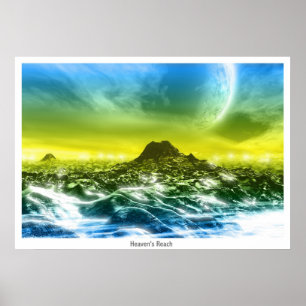 Póster Alcance del cielo ("allá afuera" versión)