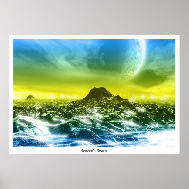 Póster Alcance del cielo ("allá afuera" versión) (Frente)