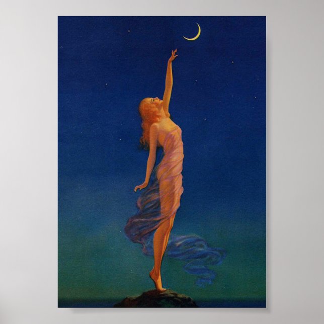 Póster Alcanzando la Luna (Frente)