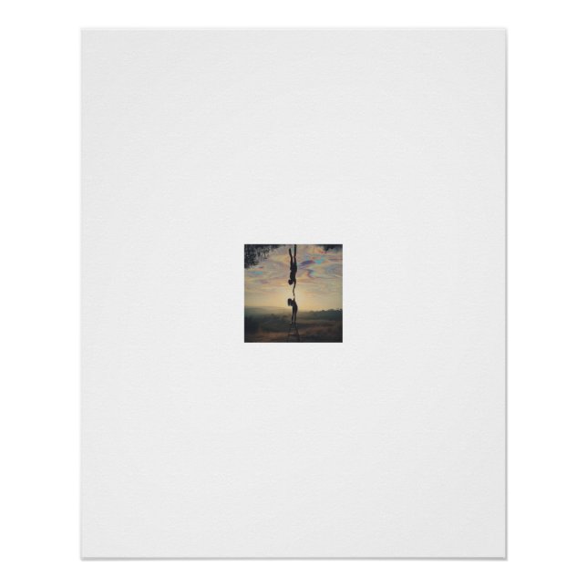Póster Alcanzando tu reflejo invertido (Anverso)