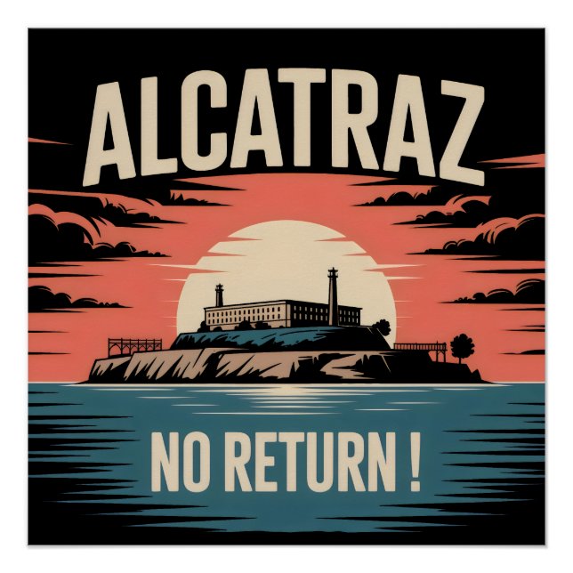 Póster Alcatraz. (Anverso)