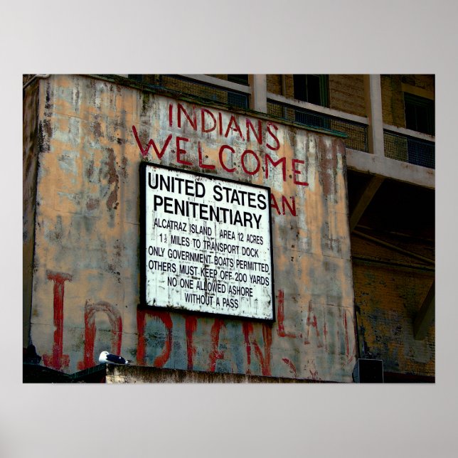 PÓSTER ALCATRAZ OCUPADO (Frente)