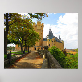 Póster Alcázar (Castillo) de Segovia, España - Poster