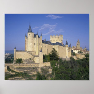 Póster Alcazar, Segovia, Castile Leon, Spain