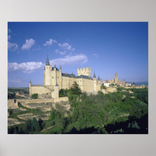 Póster Alcázar, Segovia, Castilla León, España 2