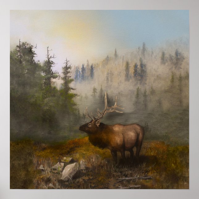 Póster Alce (Frente)