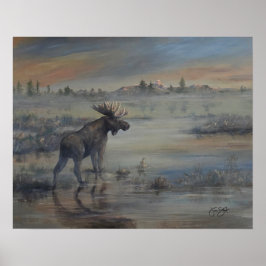 Póster Alce Majestuoso