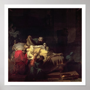 Póster Alcestis se sacrifica para salvar a su marido Ad