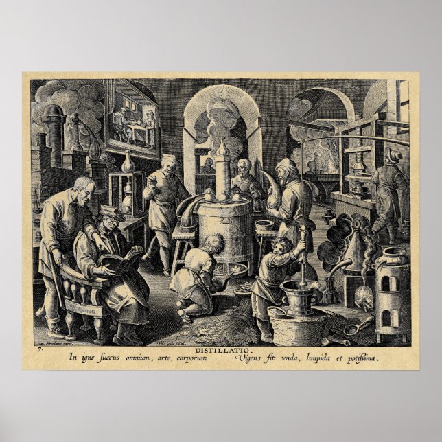 Póster Alchemy Tools of Distillation (Frente)