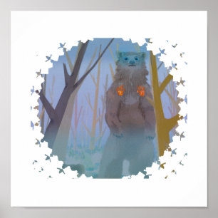 Póster Alcohol del oso