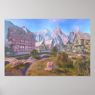 Póster Aldea Astral