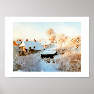 Póster Aldea de Childrey, Oxfordshire