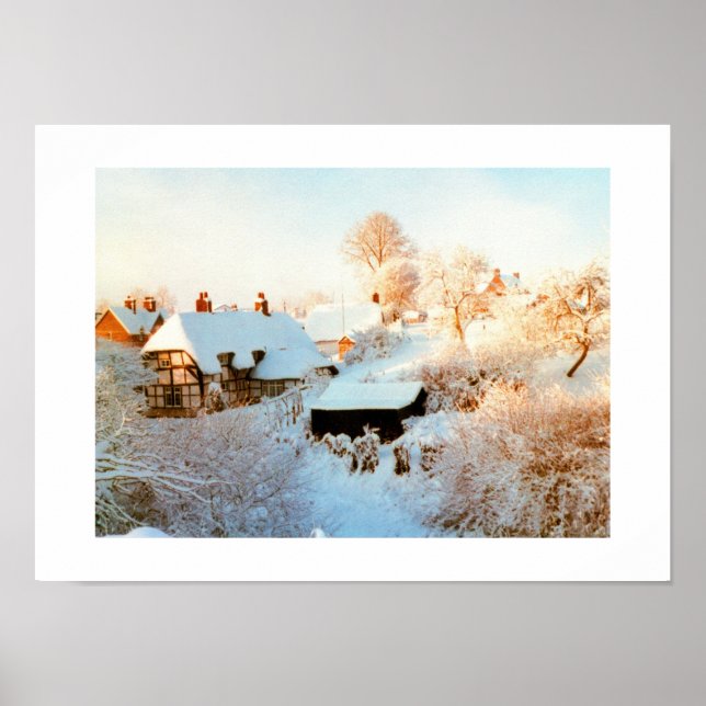 Póster Aldea de Childrey, Oxfordshire (Frente)