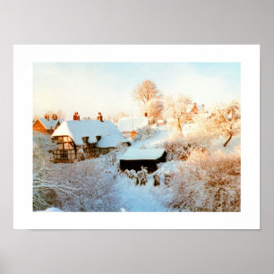 Póster Aldea de Childrey, Oxfordshire