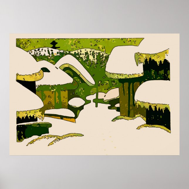 Póster Aldea En Nieve, Resumen (Frente)