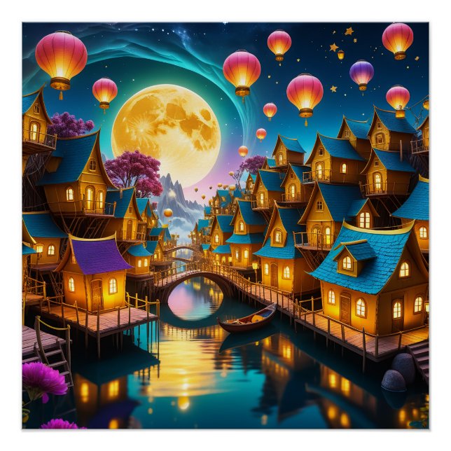 Póster Aldea Moon (Anverso)
