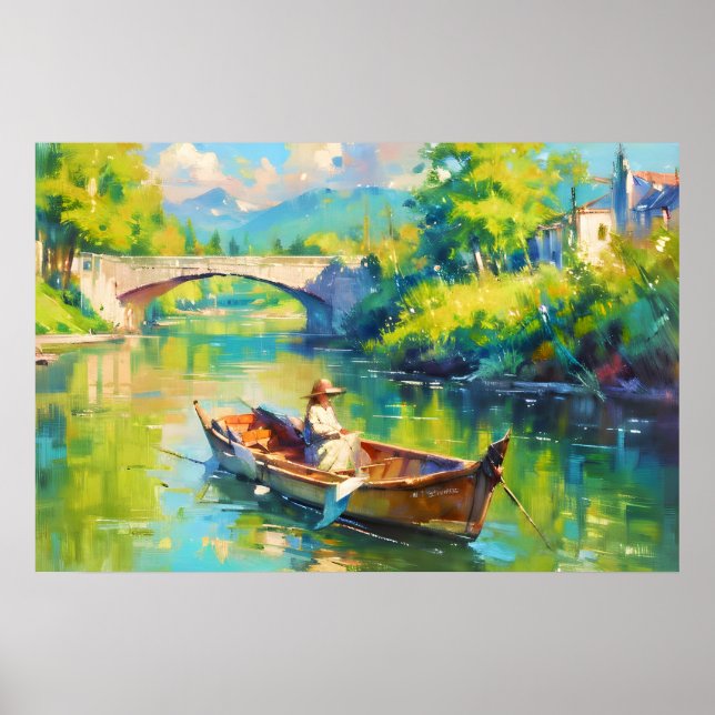 Póster Aldea pesquera (Frente)