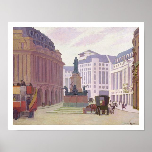Póster Aldwych (aceite sobre lienzo) (Frente)