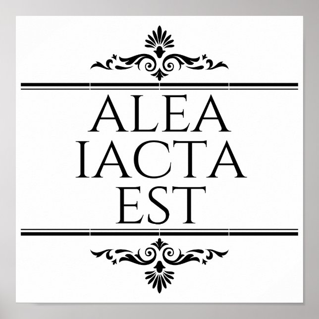 Póster Alea Iacta Est (Frente)