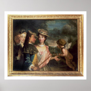 Póster Alegoría de cortejo