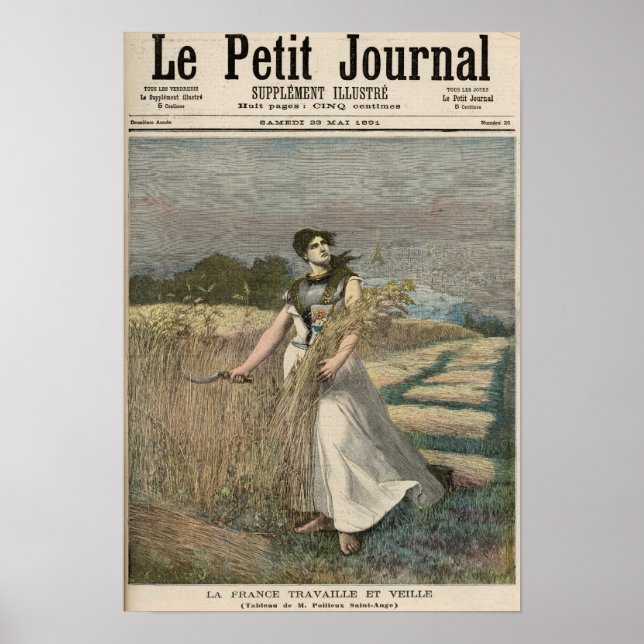 Póster Alegoría de Francia (Frente)