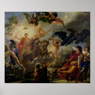 Póster Alegoría de la batalla de Austerlitz