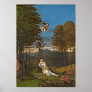 Póster Alegoría de la castidad, c. 1505 (aceite en panel)