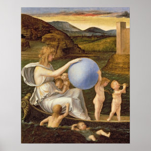 Póster Alegoría de la Fortuna Cambiante, o Melancolía (ól