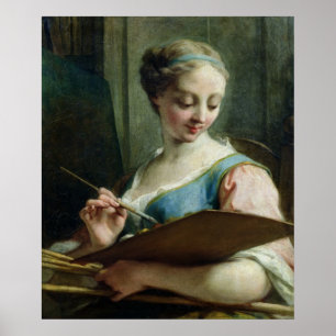 Póster Alegoría de la pintura
