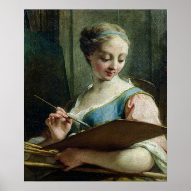 Póster Alegoría de la pintura (Frente)