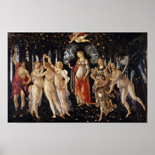 Póster Alegoría de la Primavera de Botticelli Imprimir